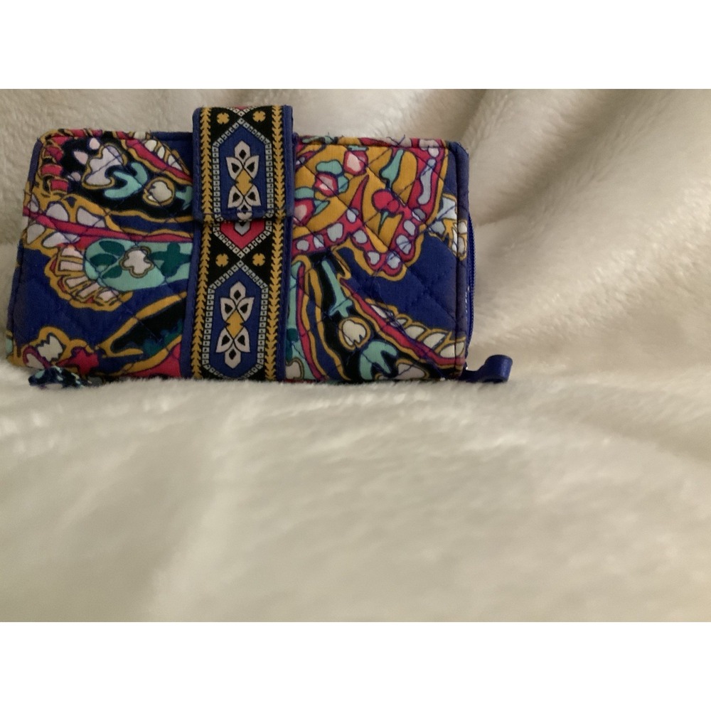 Vera Bradley Iconic RFID Combo Wristlet Wallet Romantic Paisley 24321-K34